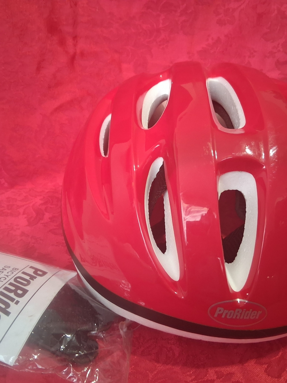 Kids Red Bicycle Helmet - Lightweight Safety Helmet